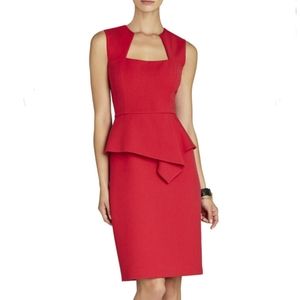BCBG Simone Peplum Dress